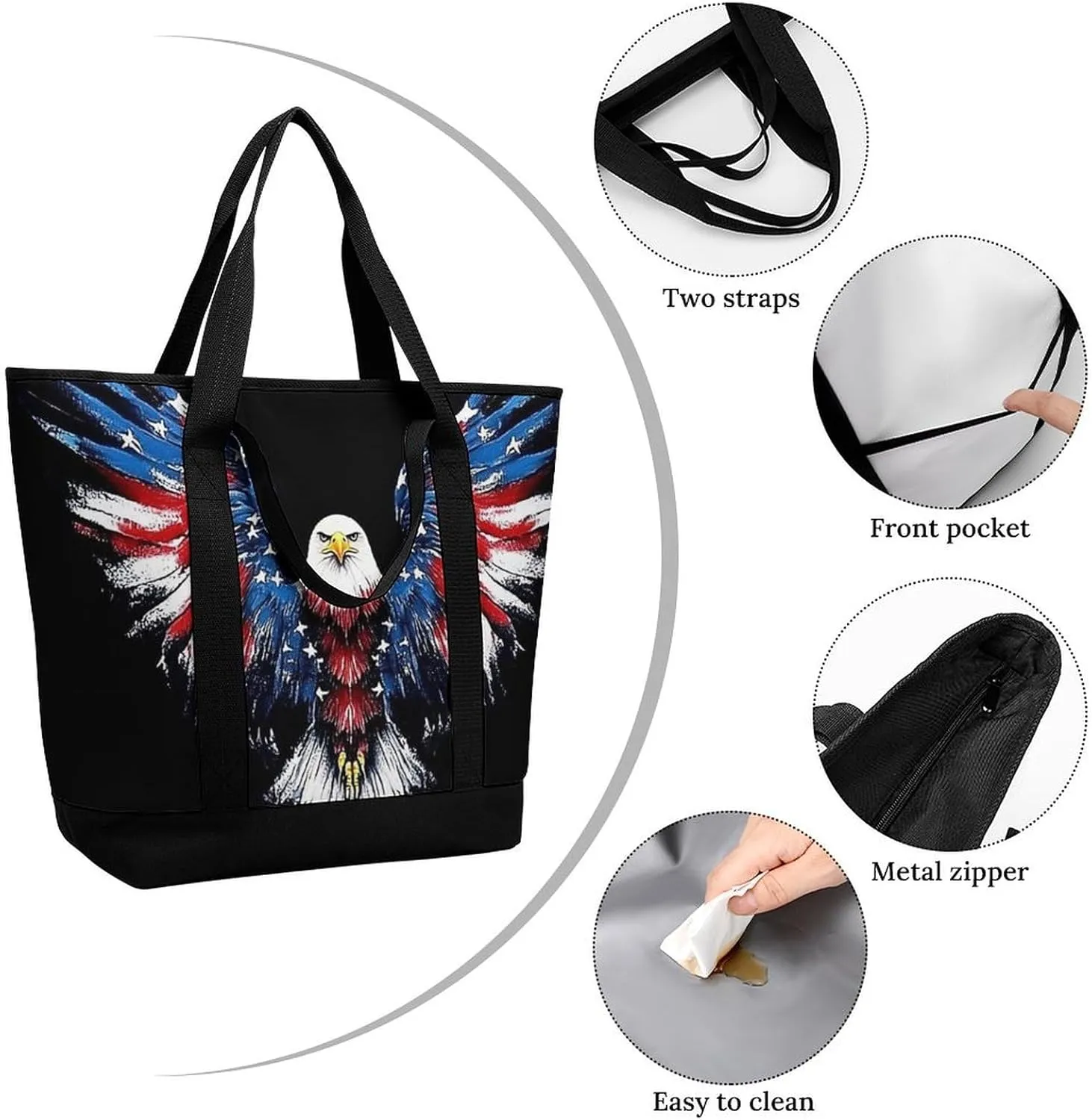 Women's Large-Capacity Thermal Tote Bag Stylish Work & Commute Handbag