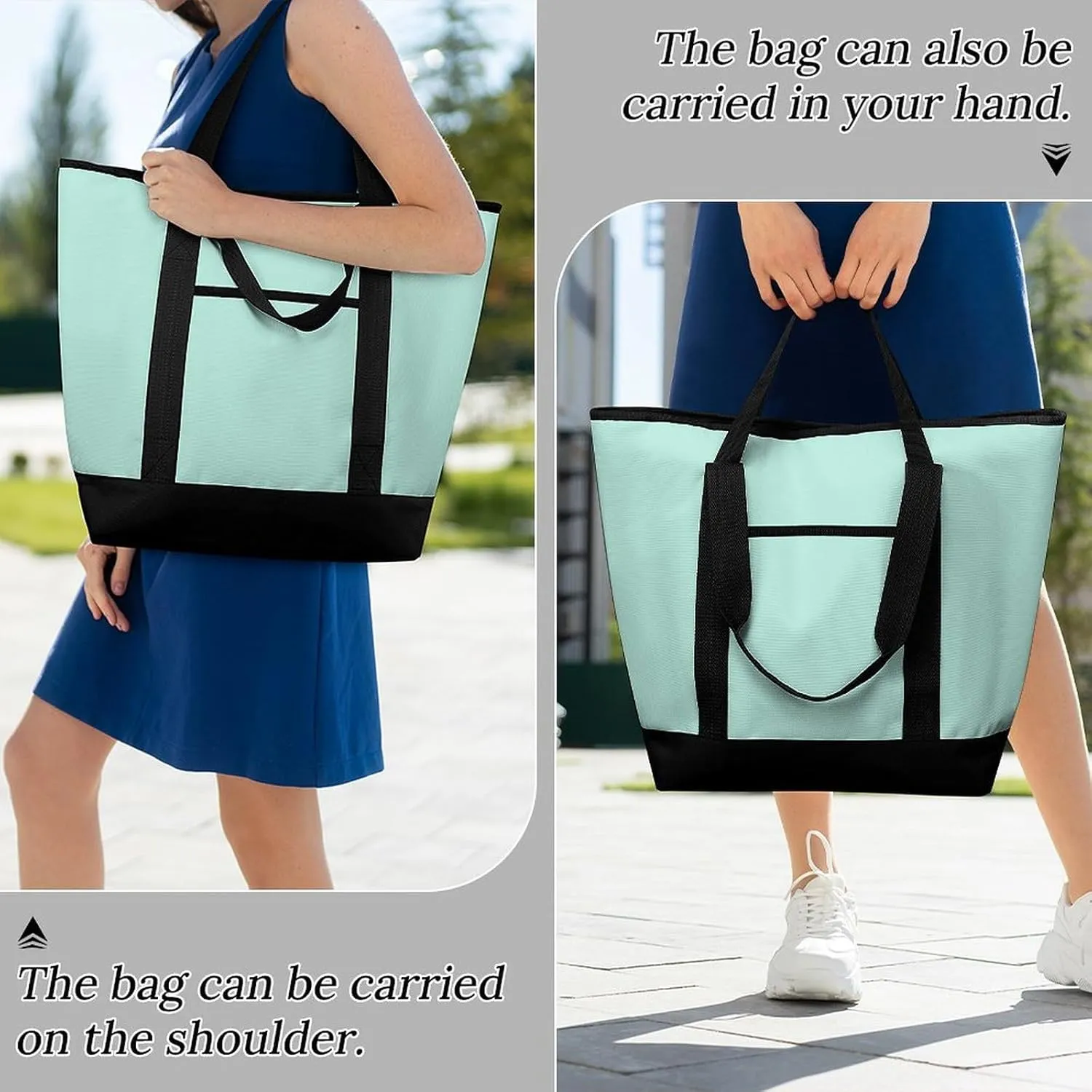 Women's Large-Capacity Thermal Tote Bag Stylish Work & Commute Handbag