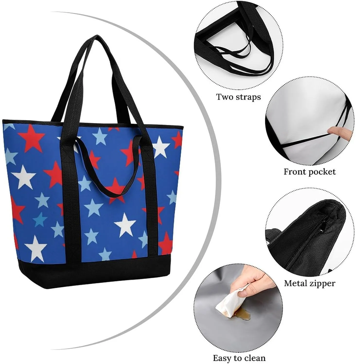 Women's Large-Capacity Thermal Tote Bag Stylish Work & Commute Handbag