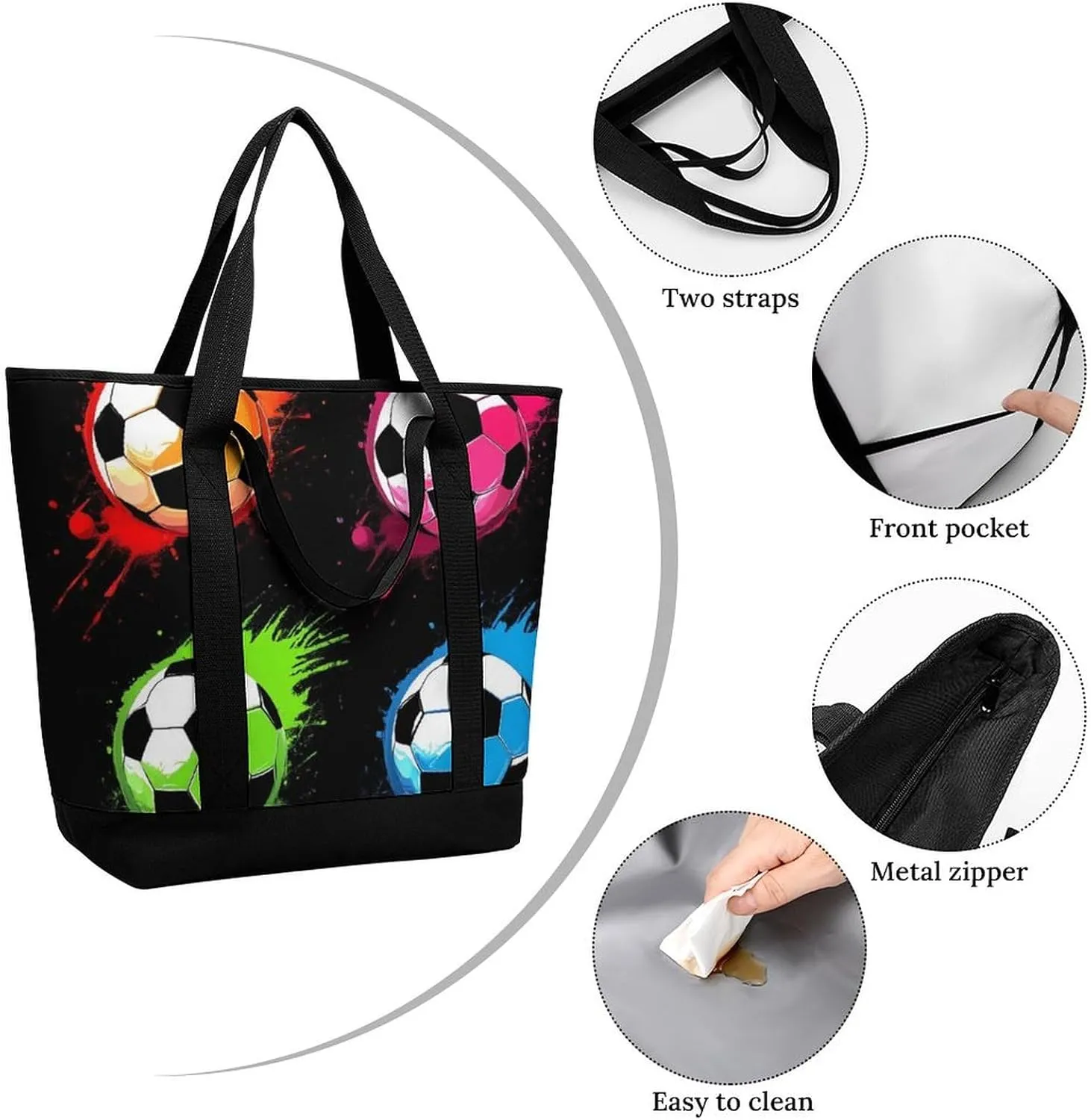 Women's Large-Capacity Thermal Tote Bag Stylish Work & Commute Handbag