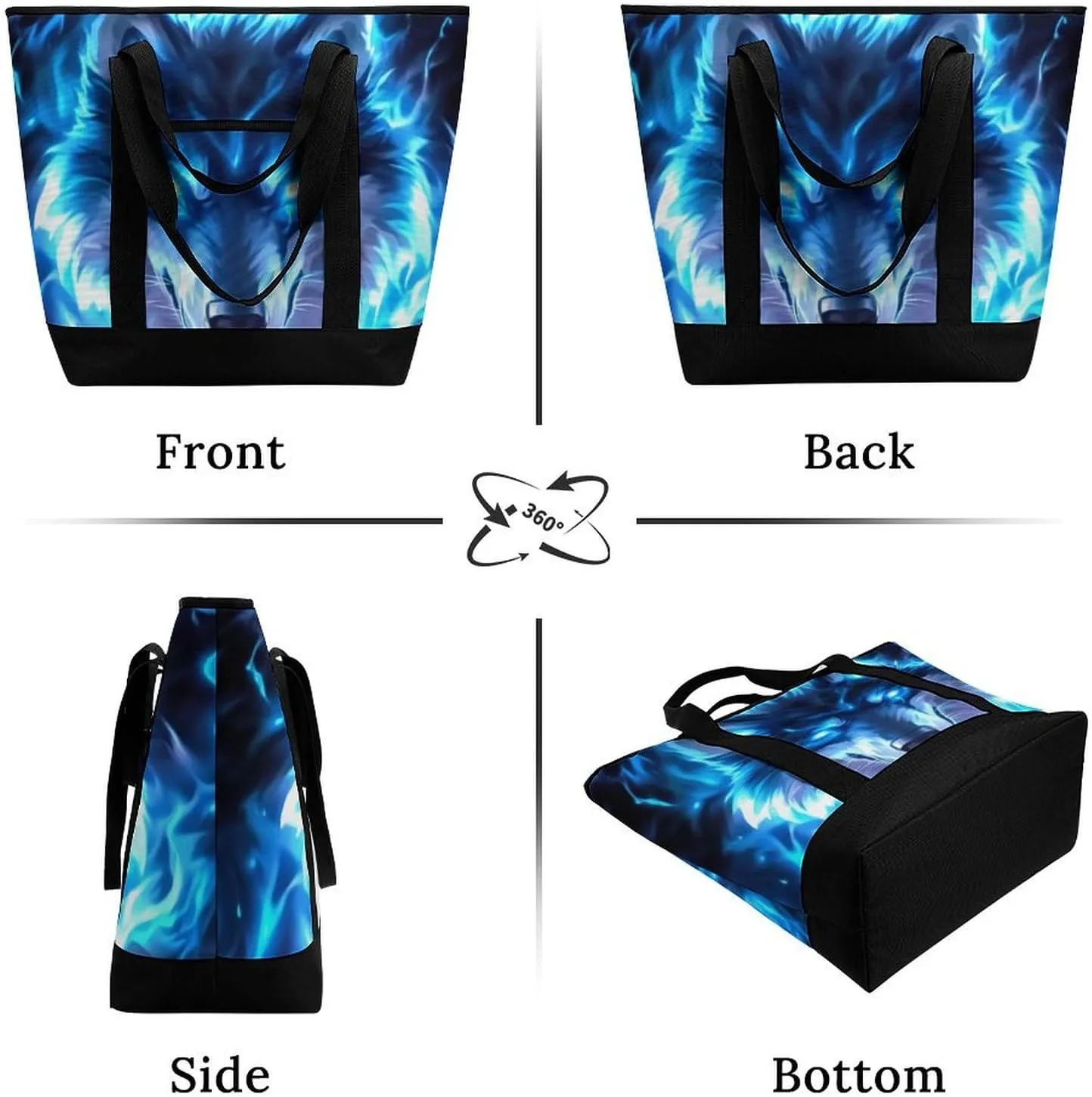 Women's Large-Capacity Thermal Tote Bag Stylish Work & Commute Handbag