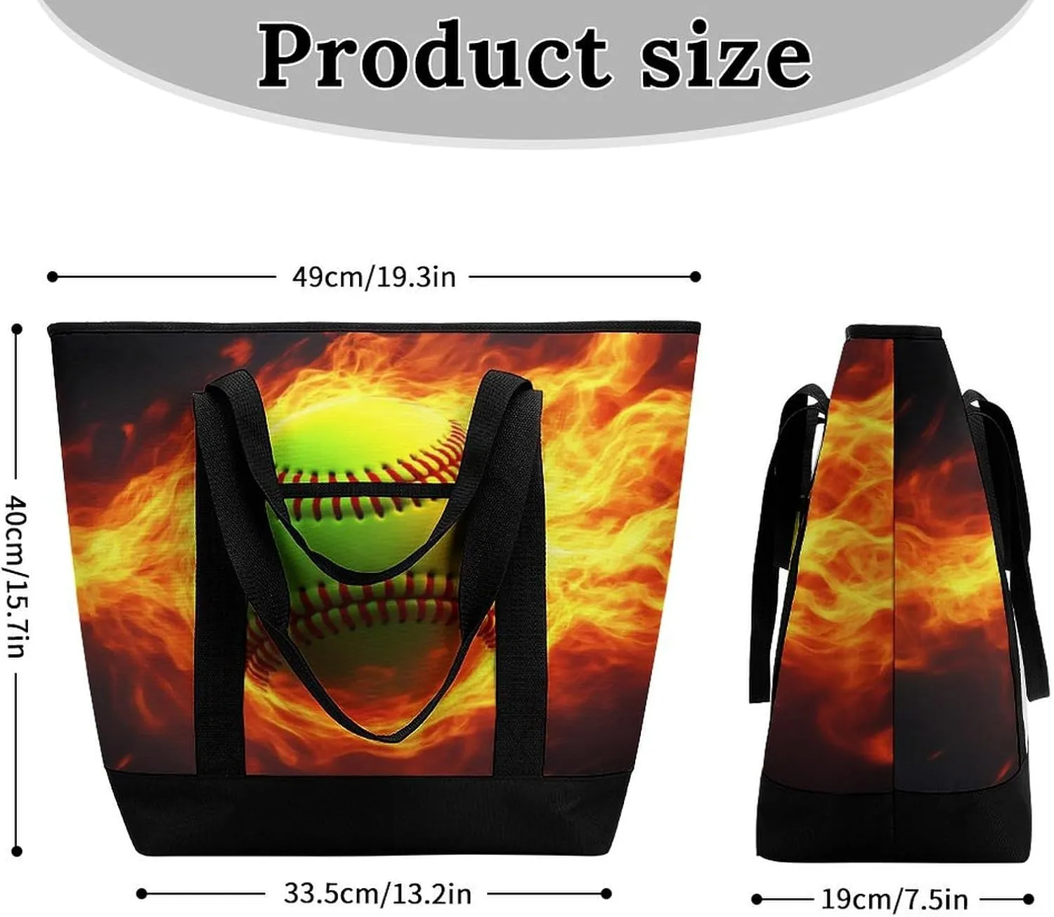 Women's Large-Capacity Thermal Tote Bag Stylish Work & Commute Handbag