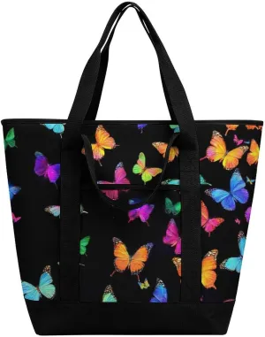 Women's Large-Capacity Thermal Tote Bag Stylish Work & Commute Handbag