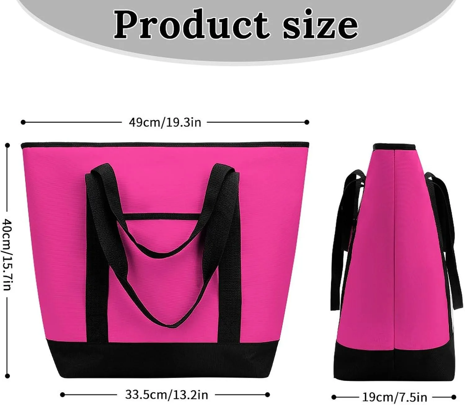 Women's Large-Capacity Thermal Tote Bag Stylish Work & Commute Handbag