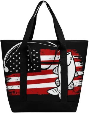 Women's Large-Capacity Thermal Tote Bag Stylish Work & Commute Handbag
