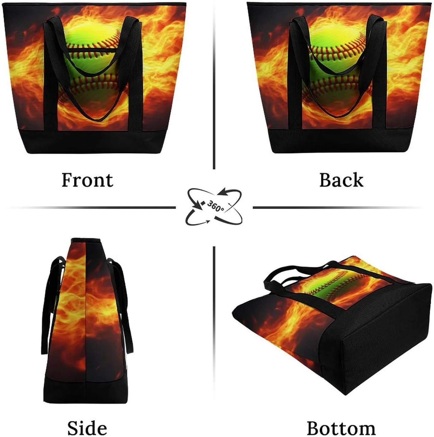 Women's Large-Capacity Thermal Tote Bag Stylish Work & Commute Handbag