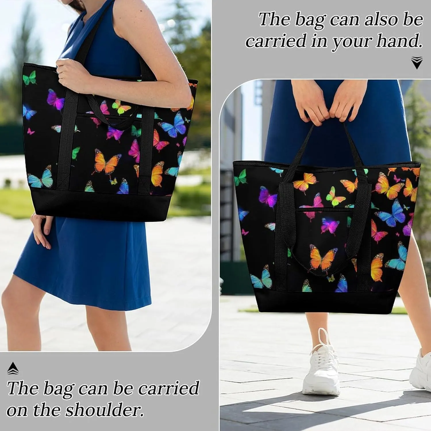 Women's Large-Capacity Thermal Tote Bag Stylish Work & Commute Handbag