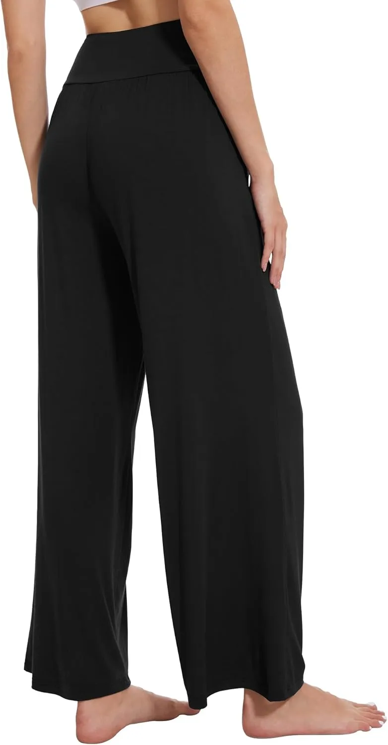 Women's Pajamas Pants Sleepwear Soft Knit Lounge Bottom Pockets Casual Loose Pjs Viscose from Bamboo S-XXL