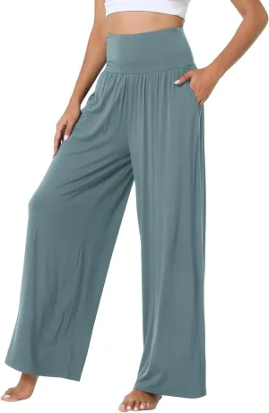 Women's Pajamas Pants Sleepwear Soft Knit Lounge Bottom Pockets Casual Loose Pjs Viscose from Bamboo S-XXL