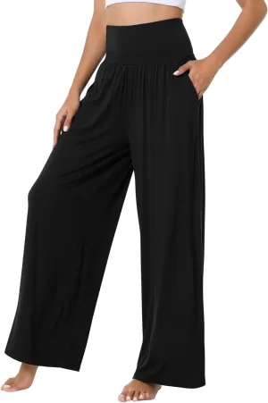 Women's Pajamas Pants Sleepwear Soft Knit Lounge Bottom Pockets Casual Loose Pjs Viscose from Bamboo S-XXL