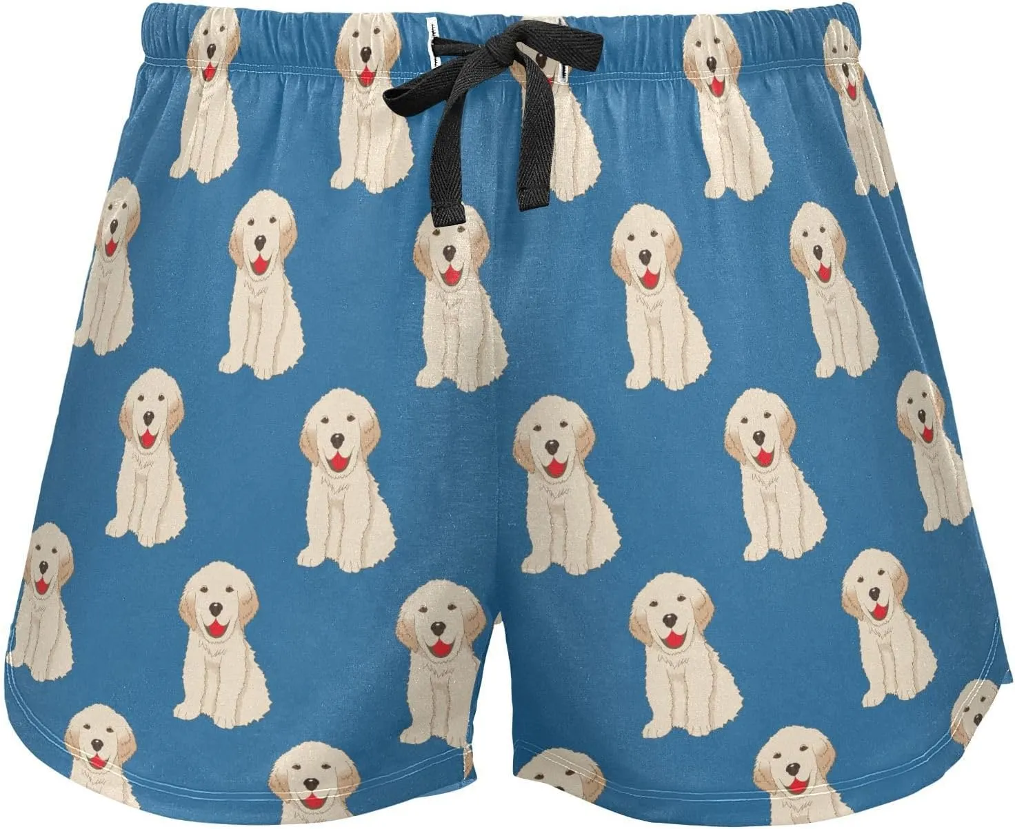 Women's Pajamas Shorts Lounge Sleep Bottoms Soft Pj Boxer Short Pants with Pockets