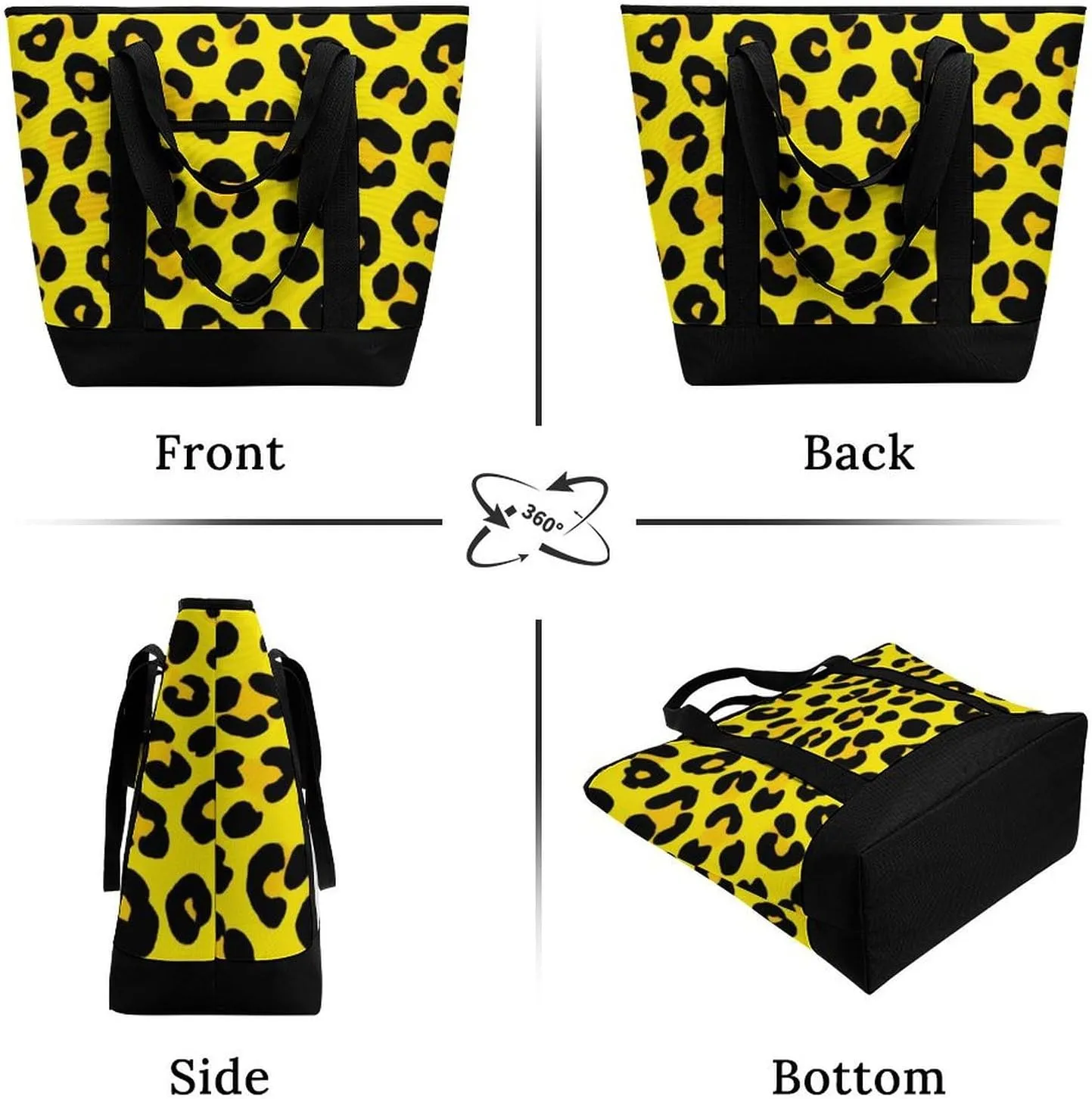 Women's Spacious Thermal Shoulder Bag Stylish Insulated Shopping Tote