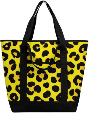Women's Spacious Thermal Shoulder Bag Stylish Insulated Shopping Tote