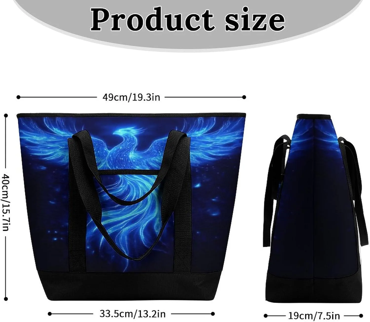 Women's Spacious Thermal Shoulder Bag Stylish Insulated Shopping Tote