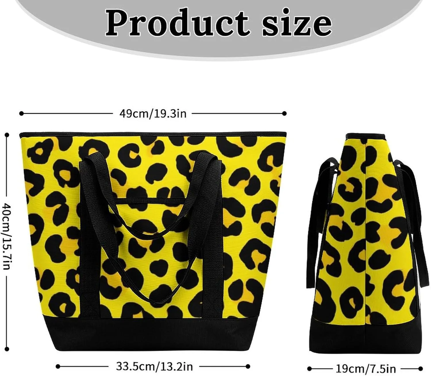 Women's Spacious Thermal Shoulder Bag Stylish Insulated Shopping Tote