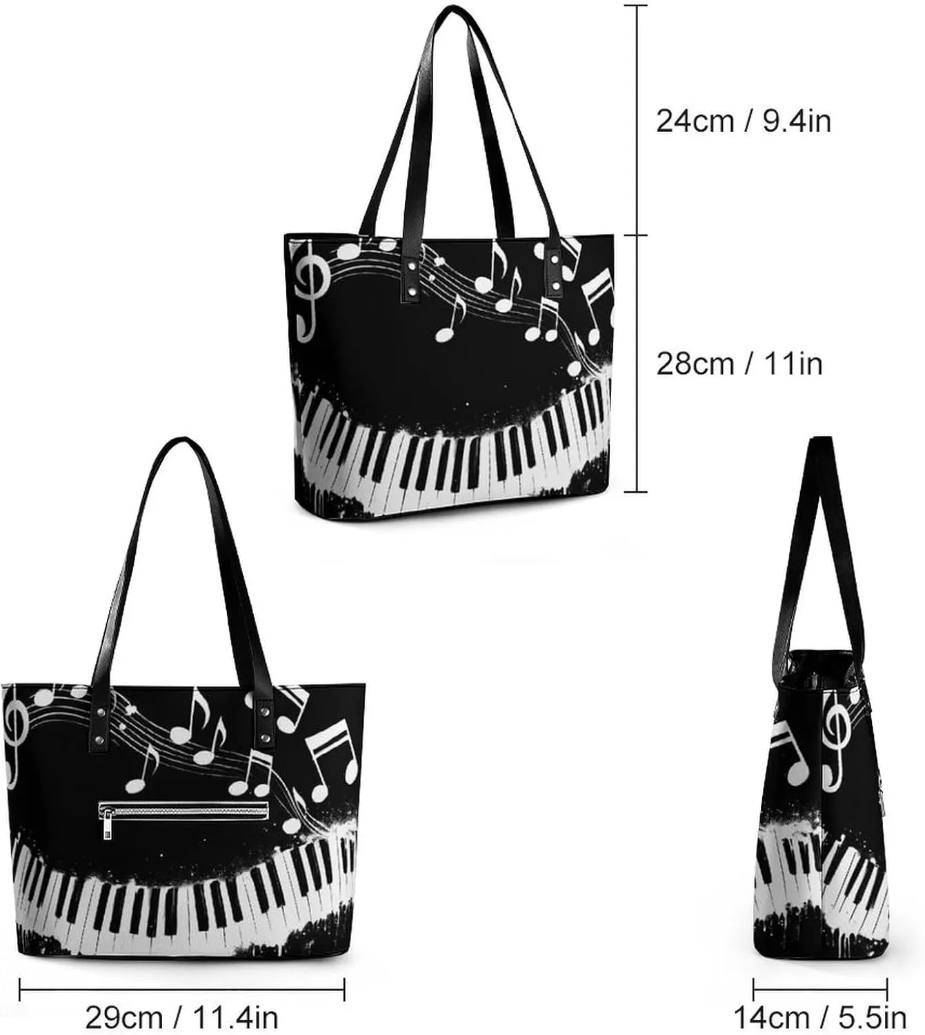 Women's Stylish Crossbody Bag PU Leather Shoulder Purse With Adjustable Strap