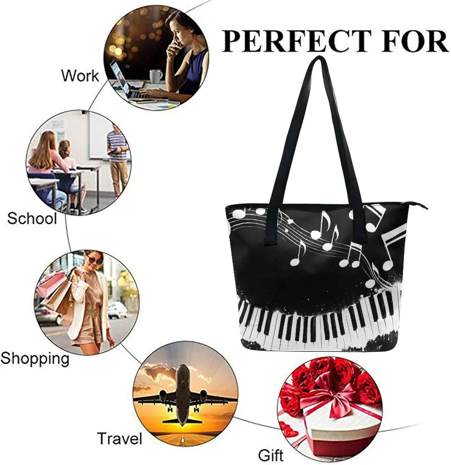 Women's Stylish Crossbody Bag PU Leather Shoulder Purse With Adjustable Strap