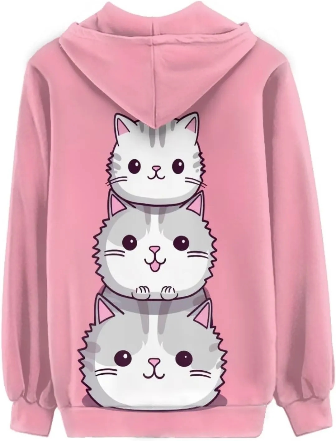 Womens Zip Up Hoodie Oversized Sweatshirt for Women Y2K Hoodies Fall Jackets