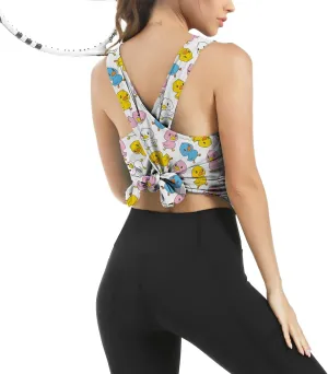 Workout Tank Tops for Women Yoga Tops Loose fit Womens Backless Sleeveless Open Back Running Muscle Tank Shirts